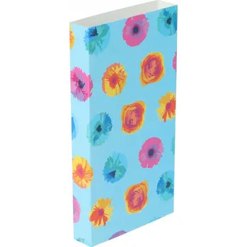 Jednorázové nádobí Reklamní CreaSleeve 306 papírový rukáv na zakázku, bílá