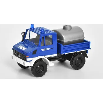 autíčko Mercedes Unimog U 1300 THW 1:87 - Wiking Mercedes Unimog U1300 THW 1:87 - sběratelský model