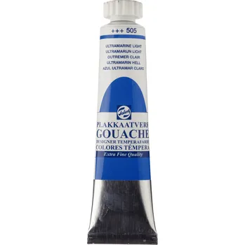 Speciální výtvarná barva TALENS Kvašová barva Gouache Extra Fine - 505 Ultramarine Light Objem: 20 ml