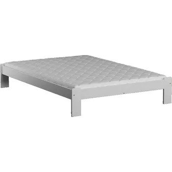 Postel Postel BELUKHA 120x200 cm s roštem, masiv borovice/moření bílá + vyzvednutí ZDARMA