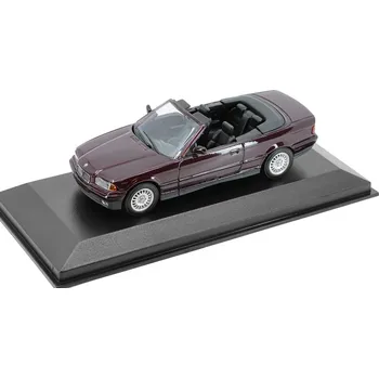 autíčko Minichamps BMW 3-Series Cabriolet (E36) 1993 fialová 1:43 - MAXICHAMPS BMW 3-Series Cabriolet - kovový model auta