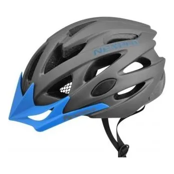 Cyklistická přilba Cyklo přilba Nexelo Straight 680 Barva šedo-modrá, Velikost L (58-61)