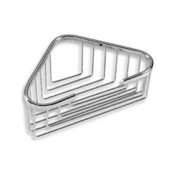 Drátěná police Novaservis Polička Metalia rohová malá hluboká chrom 6064.0