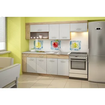 Kuchyňská linka Kuchyně GEMINI 180/240 cm, craft zlatý/craft bílý, 5 let záruka +možnost VÝNOSU + vyzvednutí ZDARMA