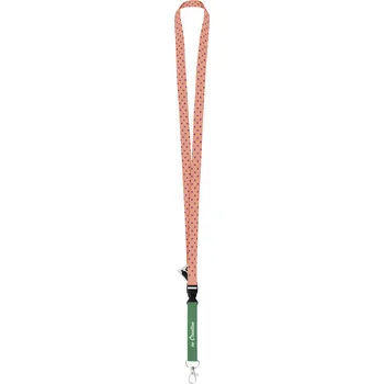 Reklamní Subyard 15 C RPET lanyard se sublimací na zakázku, bílá