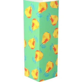 Jednorázové nádobí Reklamní CreaSleeve 383 papírový rukáv na zakázku, bílá