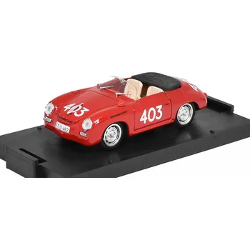 autíčko Porsche 356 Speedster #403 Mille Miglia 1952 1:43 - Brumm Porsche 356 Speedster Mille Miglia 1952 - kovový model auta