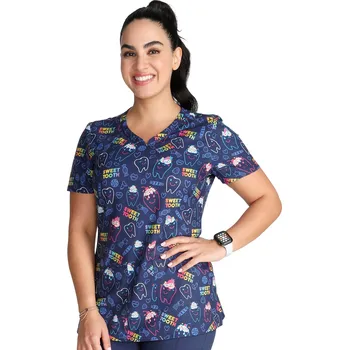 Dámská halenka Pracovní zubařská halena s potiskem Cherokee CK678 SOOH Velikost: XL