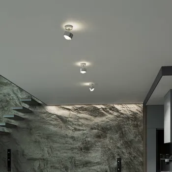 Lampička Top Light Puk! 80 Turn up/downlight čočka matná chrom matný - baldachýn - Ø 6,5 cm, výška 2 cm 2 x 8 W LED - Doprava zdarma