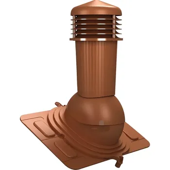 Komínek WIRPLAST UNIWERSAL PLUS Ø 125 s odvodem kondezátu RAL 8004