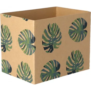 Jednorázové nádobí Reklamní CreaSleeve Kraft 395 papírový kraftový rukáv na zakázku, přírodní