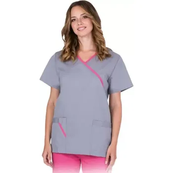 Zdravotnický oděv Reis Aria-J halena lékařská šedo-růžová S-2XL