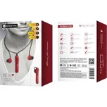 Bluetooth headset BOROFONE BE10, Bluetooth + HF, barva červená