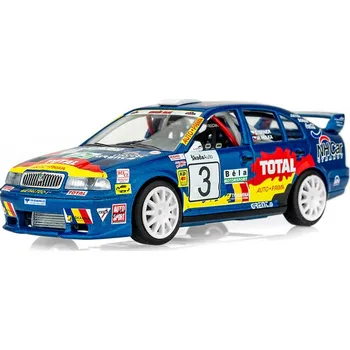 autíčko KADEN Škoda Octavia WRC Rallye Bohemia 2001 1:43 modrá
