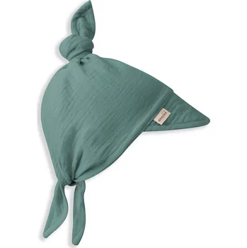 Kojenecké oblečení Sleepee Dětský rostoucí mušelínový klobouček s kšiltem Ocean Green 0-4 roky