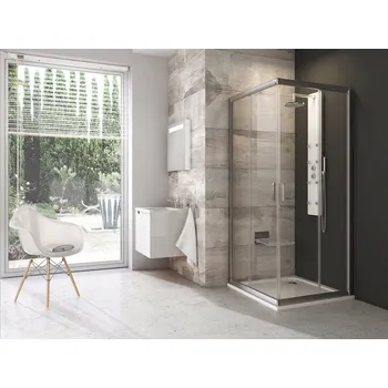 Sprchový kout Ravak BLRV2 90x90, satin+transparent