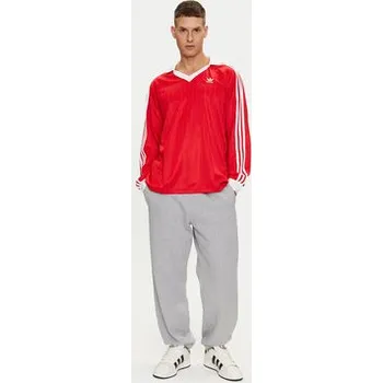 adidas S dlouhým rukávem adicolor Piqué Football IX5226 Červená Regular Fit XL