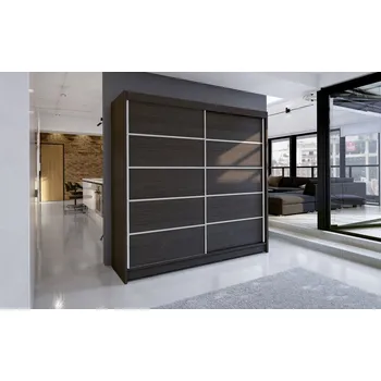 Šatní skříň Šatní skříň NUDICAULIS IV, čokoládová + vyzvednutí ZDARMA