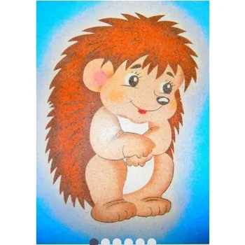 Šablona na pískový obrázek - ježek