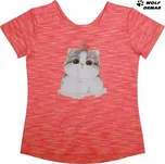 Dívčí tričko kr.r. WOLF S2016 oranžové