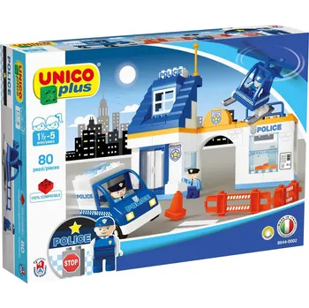 ostatní stavebnice Stavebnice Unico Plus Policie 80 ks Androni 8544-0002