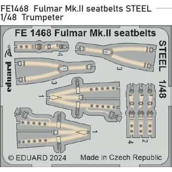 Plastikový model Eduard 1/48 Fulmar Mk.II seatbelts STEEL (TRUMPETER)