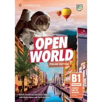 Anglický jazyk Open World Preliminary Student's Book and Workbook with eBook: Italian Edition – Susan Kingsley,Sheila Dignen (EN)