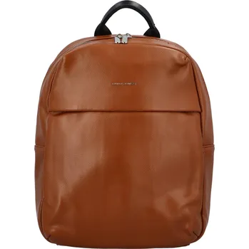 Městský batoh Větší a praktický dámský koženkový batoh Armia, koňaková