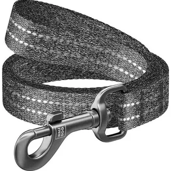 Vodítko pro psa Vodítko bavlna 15mmx200cm WAUDOG šedé