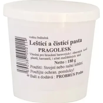 Lešticí kotouč Pasta brusná a leštící Pragolesk 180 g – pro obnovu a ochranu laku
