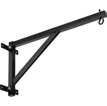 Boxovací pytel Nástěnný držák na boxovací pytel kovový černý, nosnost 100 kg