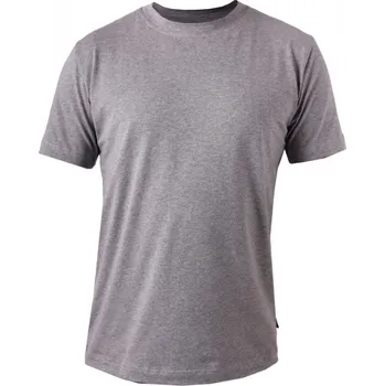 Pánské tričko Pánské tričko Marek, krátký rukáv, šedý melír L