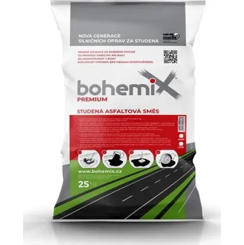Průmyslové lepidlo Směs Bohemix asfaltová studená obalovaná – 25 kg