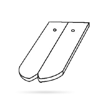 Střešní krytina Bramac Opál režná taška půlená univerzální