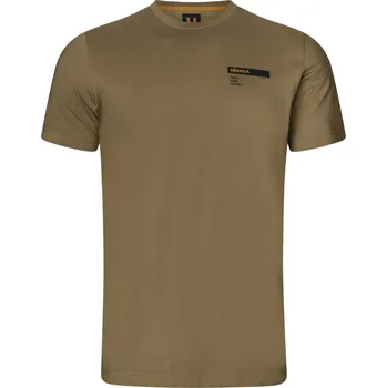 Pánské tričko HÄRKILA - Logo band triko pánské s krátkým rukávem Zelená 5XL