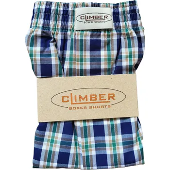 Trenýrky Climber 3100-ZEL1 zelené pánské popelínové trenýrky Barva: zelená, Velikost: M