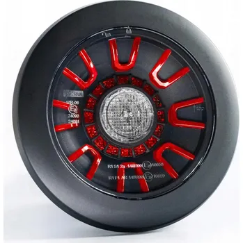 Mlhový světlomet Koncové světlo LED FT-314 BLACK mlhové/couvací