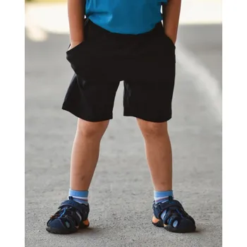 Chlapecké kraťasy Dětské kraťasy s kapsami, černé 122