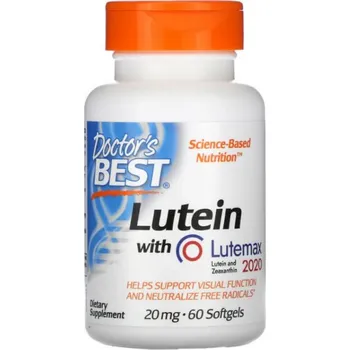 Doctor’s Best Lutein s Lutemax 2020, 20 mg - 60 kapslí