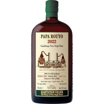 Rum Habitation Velier Papa Rouyo 2022 56,7% 0,7 l&nbsp;(holá láhev)