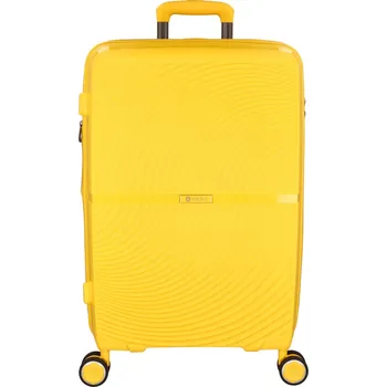 Cestovní plastový kufr Darex velikosti L, žlutý