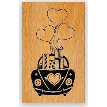 Aladine Dřevěné razítko Aladine, vel. G - Dárky jedou