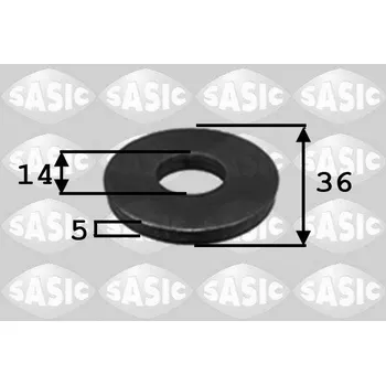 Motor automobilu Podložka, řemenice-klikový hřídel, , SASIC, 8700014
