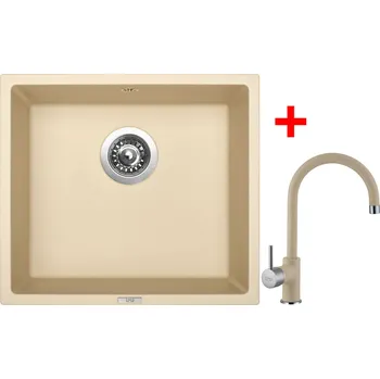 Granitový dřez Sinks FRAME 457 Sahara + Vitalia GR G7950
