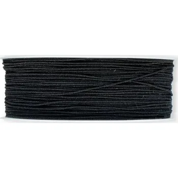 Pružná nit 0,8mm ČERNÁ 1m 52056 - Černá, 0,8 mm