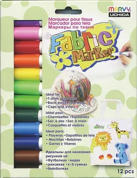 Marvy Fabric Marker M560 12 ks