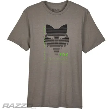 Pánské tričko Pánské tričko FOX Dispute Prem SS Tee Heather Graphite L