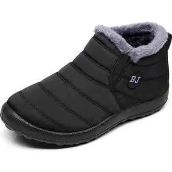 Dámská zimní obuv Kotníkové sněhule s kožíškem Barva: Černá, Velikost: 36
