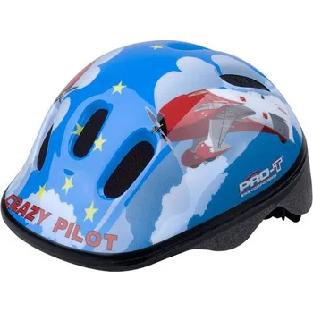 Cyklistická přilba Přilba dětská PRO-T FAFE modrá PILOT 44-48cm