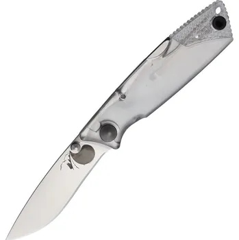 Bojový nůž Ontario Knife Company nůž zavírací WRAITH Ice Series hladké ostří ČIRÝ